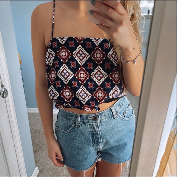 Patterned Scarf Tank - Picture 2 of 4